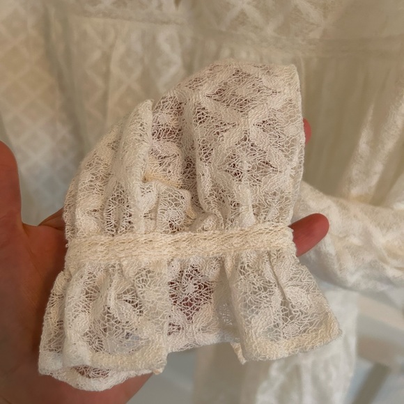 Sezane Size 36 (US 4) Lace Blouse - Picture 4 of 5